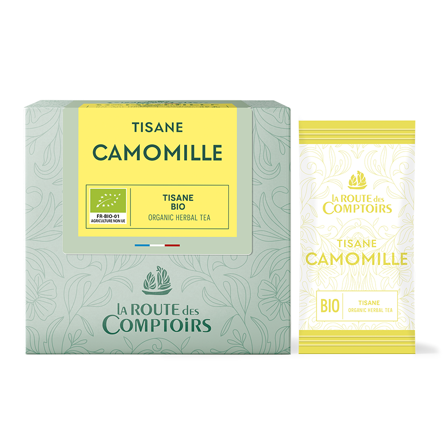 Camomille, ჩაი გვირილის, პაკეტებში, 40 ც