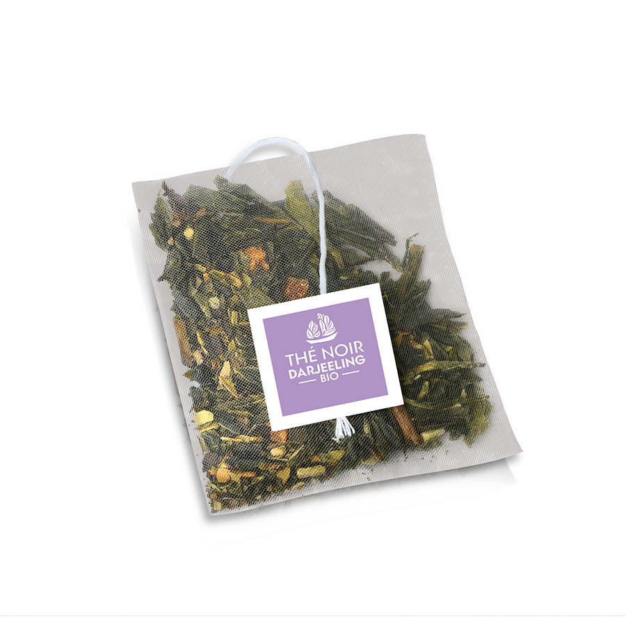 Darjeeling Organic, შავი ჩაი, პაკეტებში, 40 ც