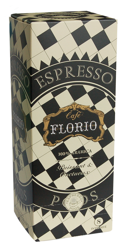 Florio, ყავის პოდი, 25 ცალი