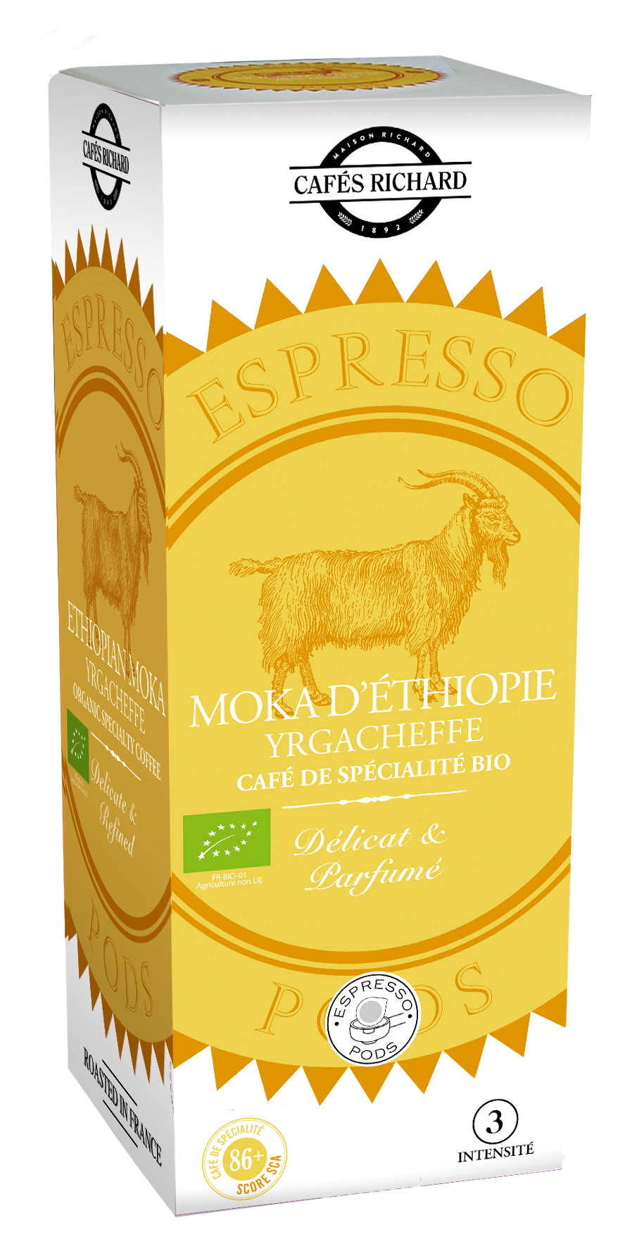 Ethiopian Moka, ყავის პოდი, 25 ც
