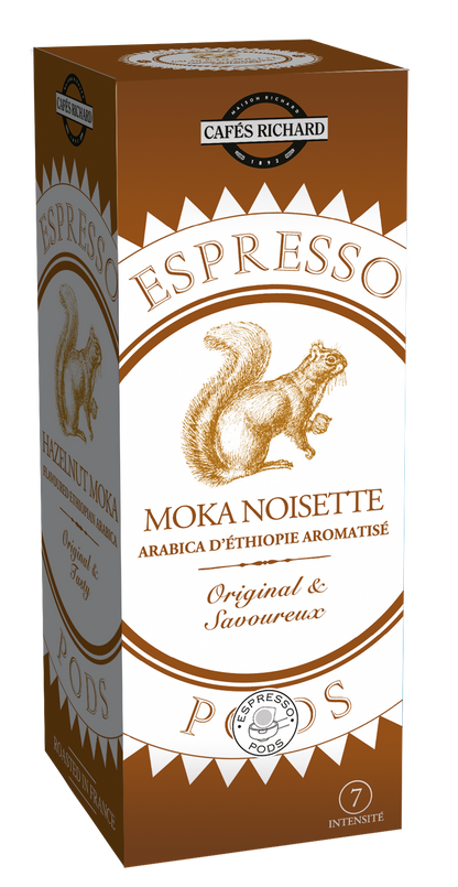 Moka Noisette, ყავის პოდი, 25ც