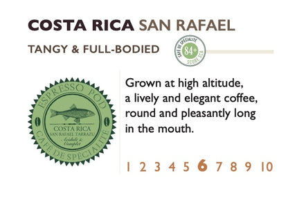 Costa Rica, ყავის პოდები, 25 ც