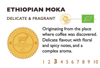 Ethiopian Moka, ყავის პოდი, 25 ც