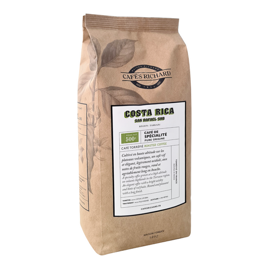 ადგილწარმოშობის ყავა - კოსტა რიკა, ყავის მარცვალი, 500 გრ