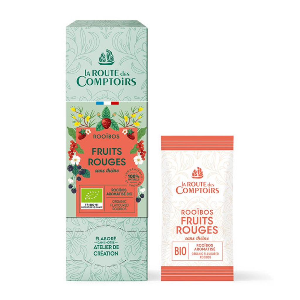 როიბუში წითელი კენკრა კენკრის ჩაი ნატურალური ჩაი ორგანული ჩაი tea organic tea bio rooibos red berries 