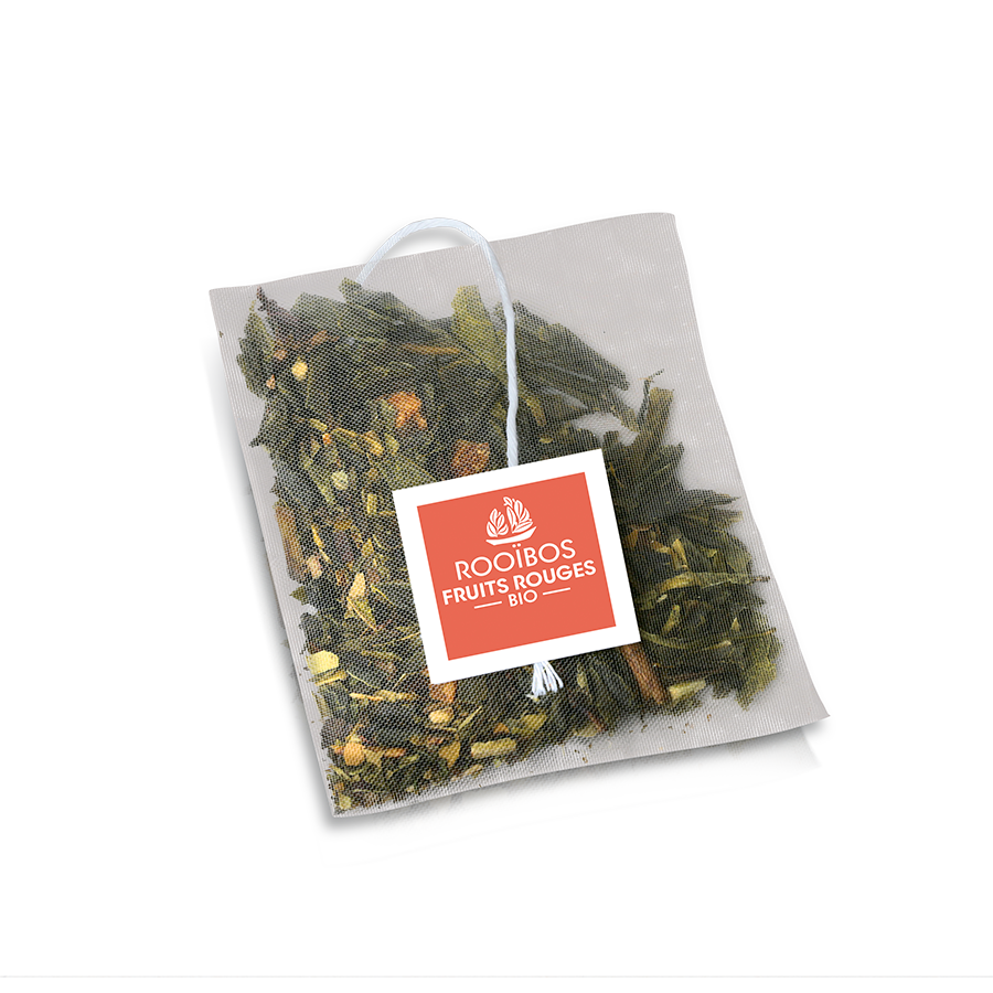 Rooïbos Fruits Rouges, ჩაი როიბუში ტყის კენკრით, პაკეტებში, 24ც