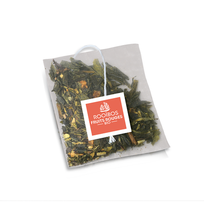 Rooïbos Fruits Rouges, ჩაი როიბუში ტყის კენკრით, პაკეტებში, 24ც