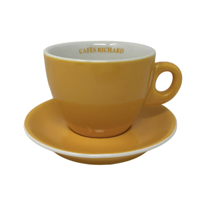 ფერადი ჭიქა - ყვითელი, ამერიკანო